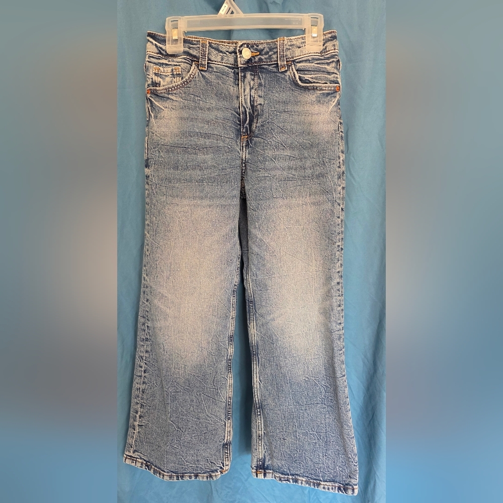 H&M Light Blue Girls Baggy Jeans